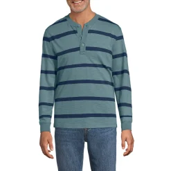 Flammgarn-Henleyshirt aus reiner Baumwolle für Herren