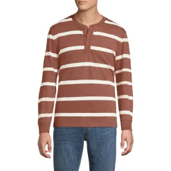 Flammgarn-Henleyshirt aus reiner Baumwolle für Herren
