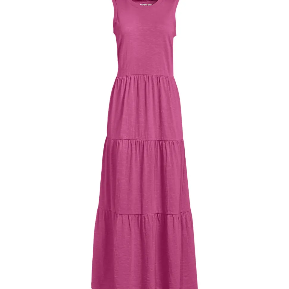 Flammgarn-Maxikleid aus reiner Baumwolle für Damen
