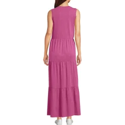 Flammgarn-Maxikleid aus reiner Baumwolle für Damen