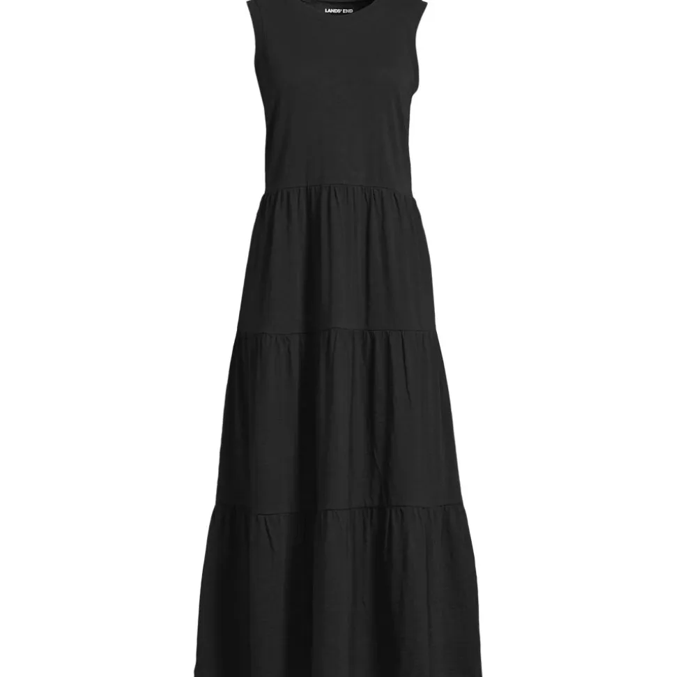 Flammgarn-Maxikleid aus reiner Baumwolle für Damen