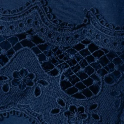 Flammgarn-Shirt mit Bordüren für Damen