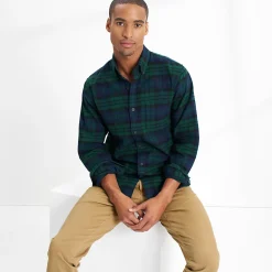 Flanellhemd für Herren, Classic Fit
