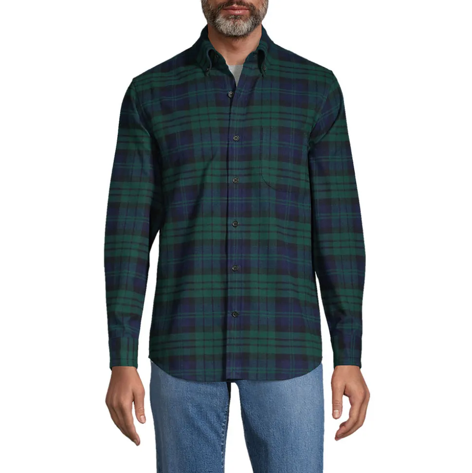 Flanellhemd für Herren, Classic Fit