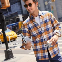 Flanellhemd für Herren, Classic Fit