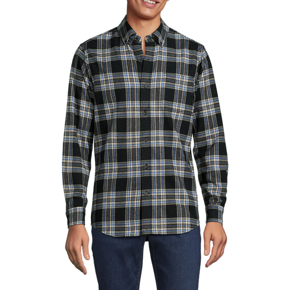 Flanellhemd für Herren, Classic Fit