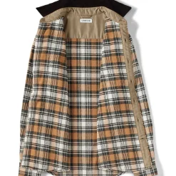 Flanellhemd mit Cordkragen für Herren