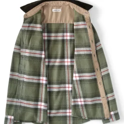 Flanellhemd mit Cordkragen für Herren