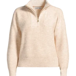 Flauschiger Troyer-Pullover für Damen