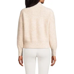 Flauschiger Troyer-Pullover für Damen