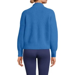 Flauschiger Troyer-Pullover für Damen