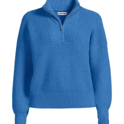 Flauschiger Troyer-Pullover für Damen