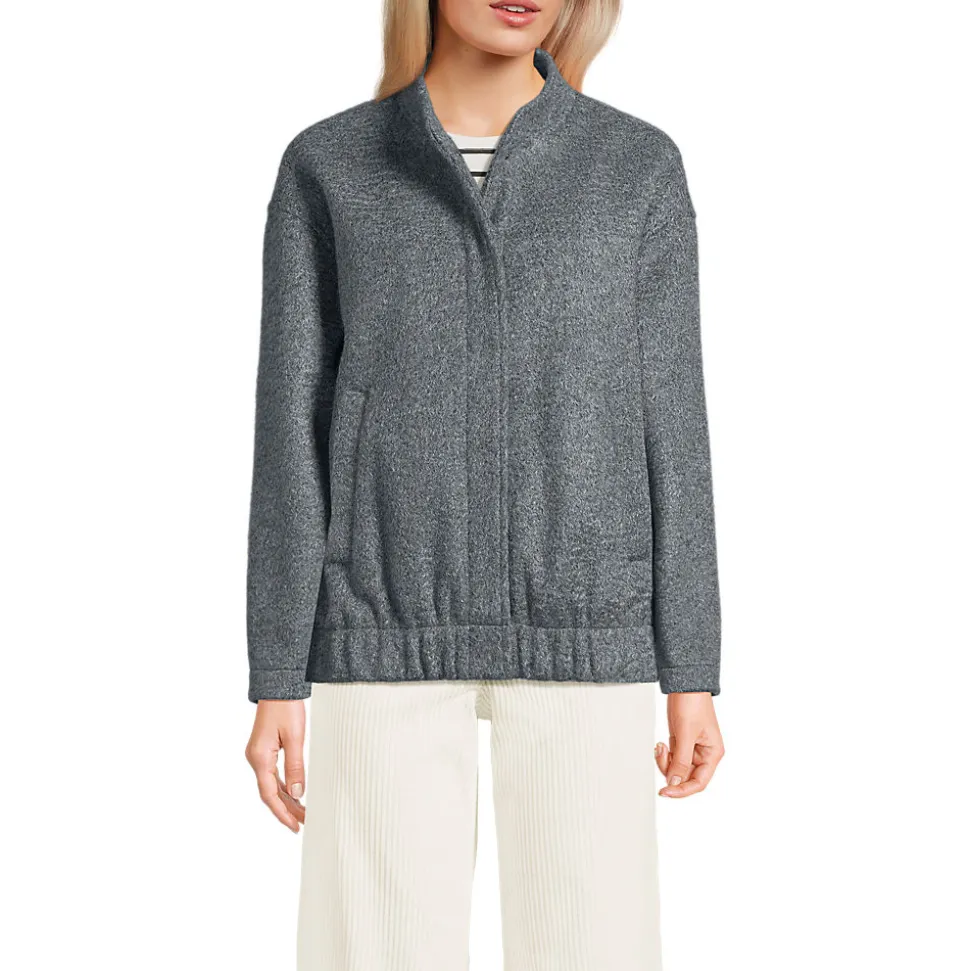 Fleecejacke in Curly-Optik für Damen