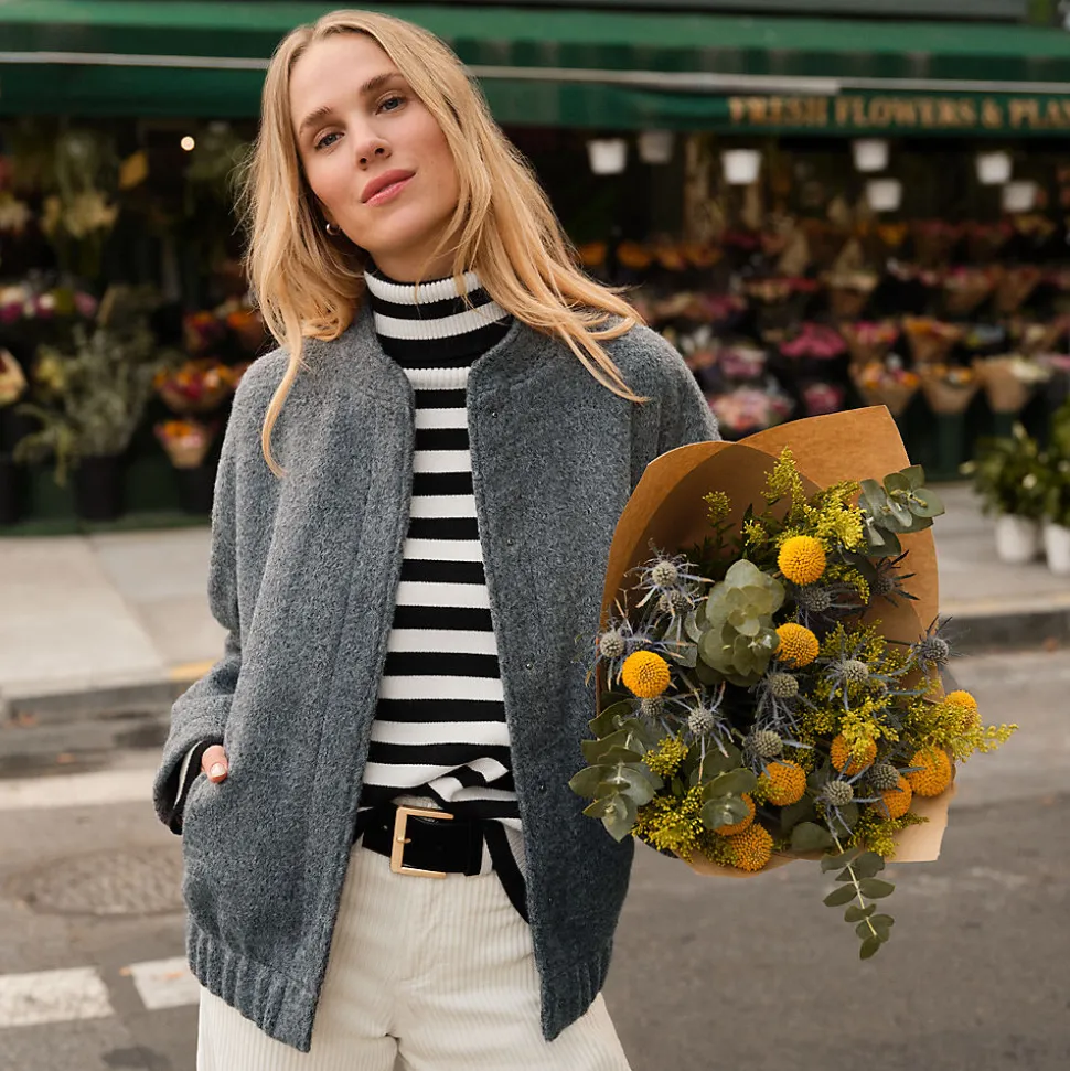 Fleecejacke in Curly-Optik für Damen