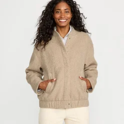 Fleecejacke in Curly-Optik für Damen