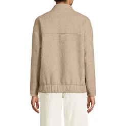 Fleecejacke in Curly-Optik für Damen