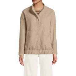 Fleecejacke in Curly-Optik für Damen