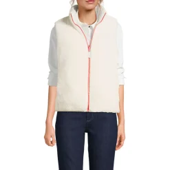 Fleece-Steppweste zum Wenden für Damen