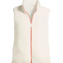 Fleece-Steppweste zum Wenden für Damen
