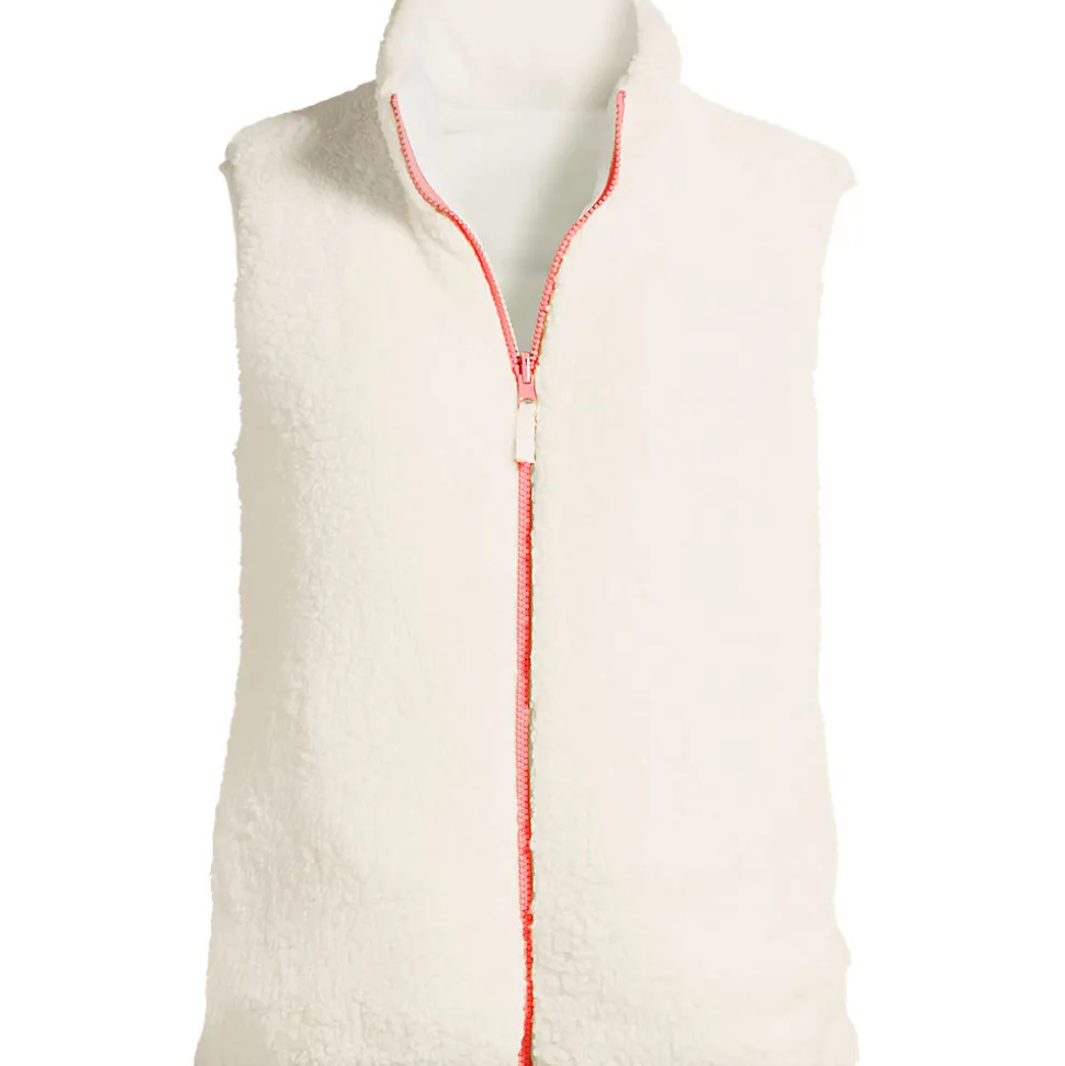 Fleece-Steppweste zum Wenden für Damen