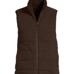 Fleece-Steppweste zum Wenden für Damen
