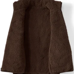 Fleece-Steppweste zum Wenden für Damen