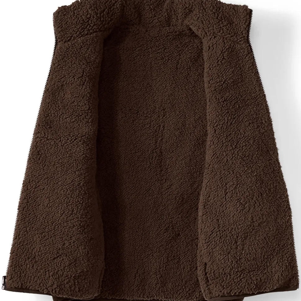 Fleece-Steppweste zum Wenden für Damen