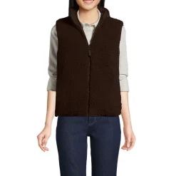 Fleece-Steppweste zum Wenden für Damen
