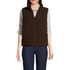 Fleece-Steppweste zum Wenden für Damen