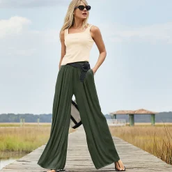Fließende Palazzo-Hose für Damen