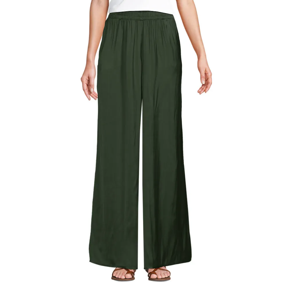 Fließende Palazzo-Hose für Damen