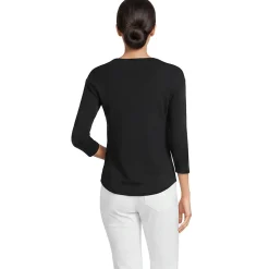 Fließendes Shirt mit Ballettausschnitt für Damen