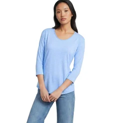 Fließendes Shirt mit Ballettausschnitt für Damen