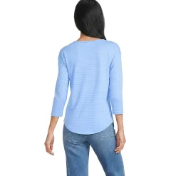 Fließendes Shirt mit Ballettausschnitt für Damen