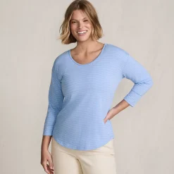 Fließendes Shirt mit Ballettausschnitt für Damen