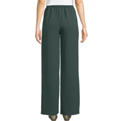 Fließende Webhose mit Elastikbund für Damen
