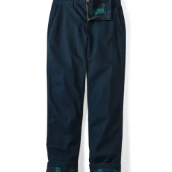 Gefütterte Chino mit Komfortbund für Herren