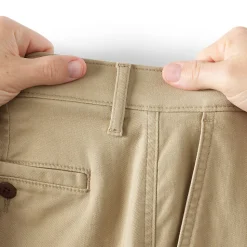 Gefütterte Chino mit Komfortbund für Herren