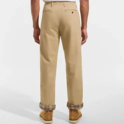 Gefütterte Chino mit Komfortbund für Herren