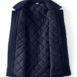 Gefütterte Hemdjacke aus Wollmix für Herren