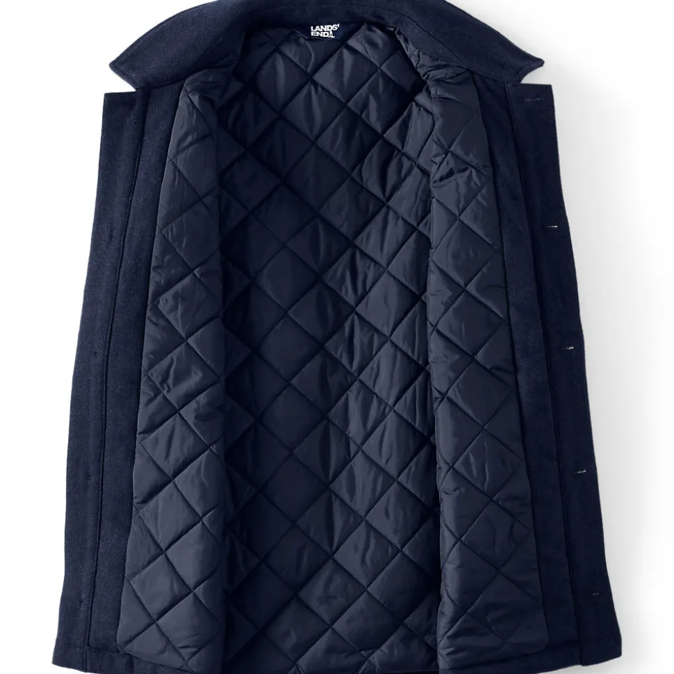 Gefütterte Hemdjacke aus Wollmix für Herren