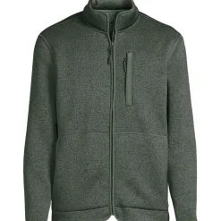 Gefütterte Strickfleece-Jacke für Herren