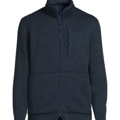 Gefütterte Strickfleece-Jacke für Herren