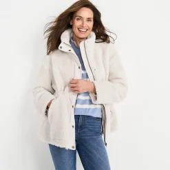 Gefütterte Teddyjacke für Damen