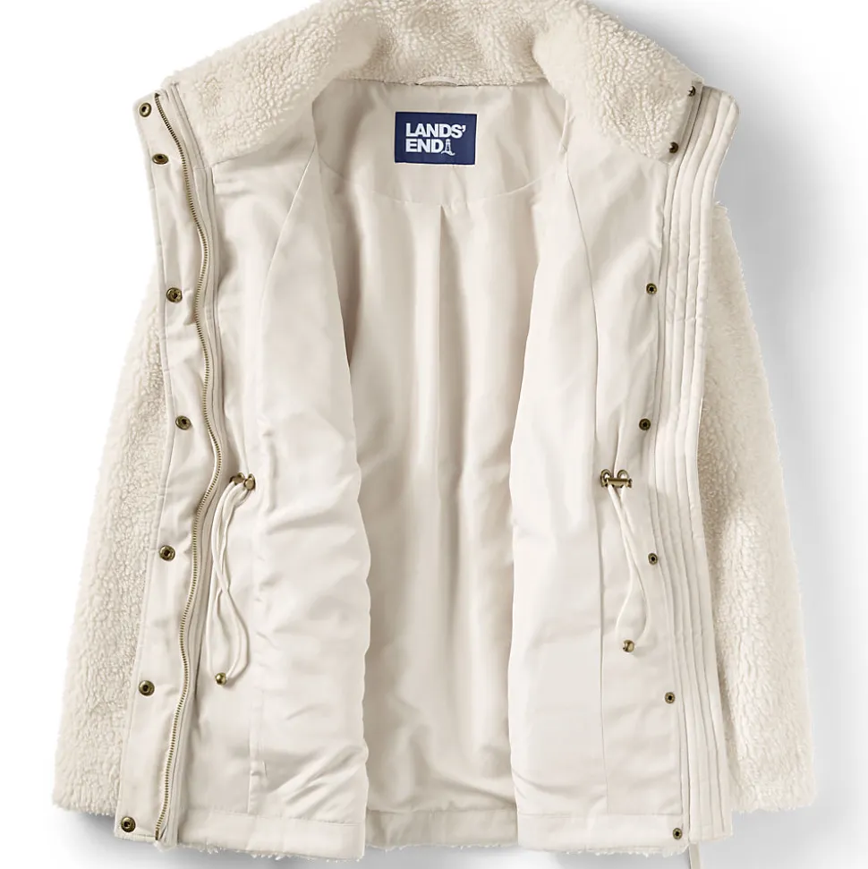 Gefütterte Teddyjacke für Damen