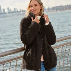 Gefütterte Teddyjacke für Damen