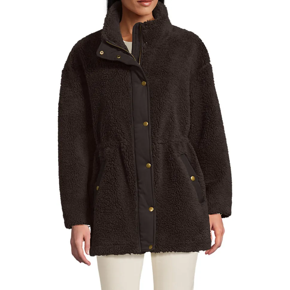 Gefütterte Teddyjacke für Damen