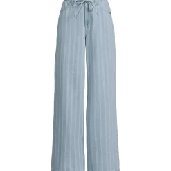 Gemusterte Jeans mit weitem Bein High Waist