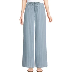 Gemusterte Jeans mit weitem Bein High Waist