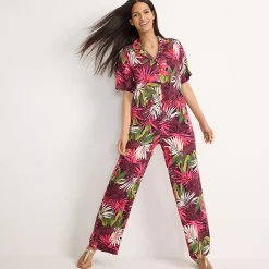 Gemusterte Schlupfhose für Damen